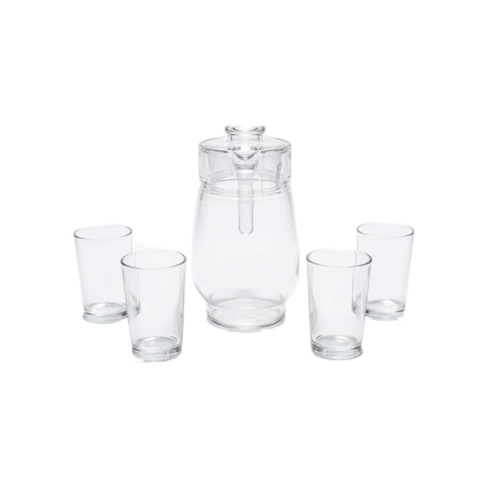 Set de 4 vasos de cristal con jarra Maxim - Miniatura 4