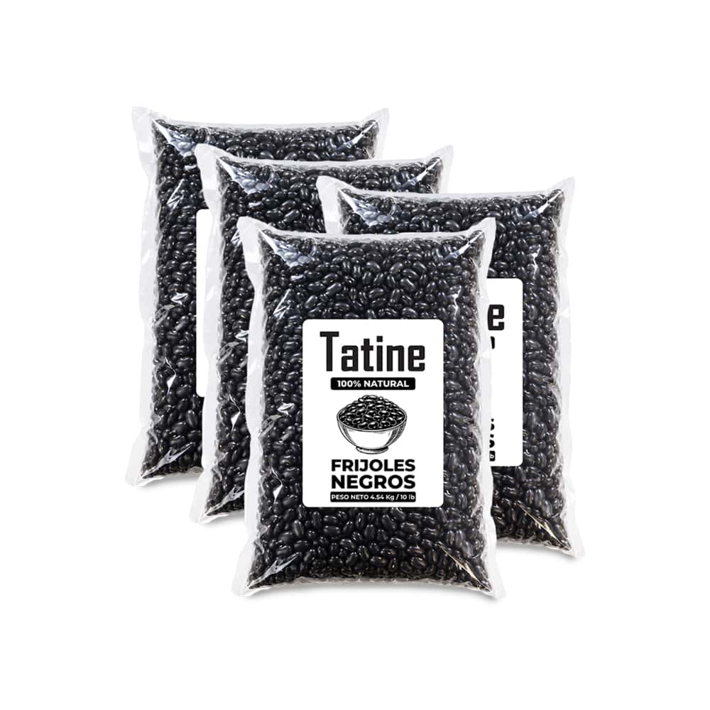 Frijoles negros Tatine (4 x 4.54 kg / 10 lb) - Miniatura 1