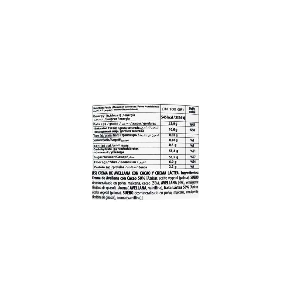 Crema de avellanas con leche y cacao Neska 365 (350 g / 12.4 oz) - Miniatura 2