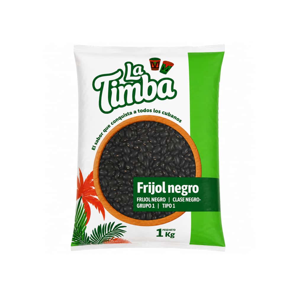 Frijoles negros La Timba (2 x 1 kg / 2.2 lb) - Miniatura 4