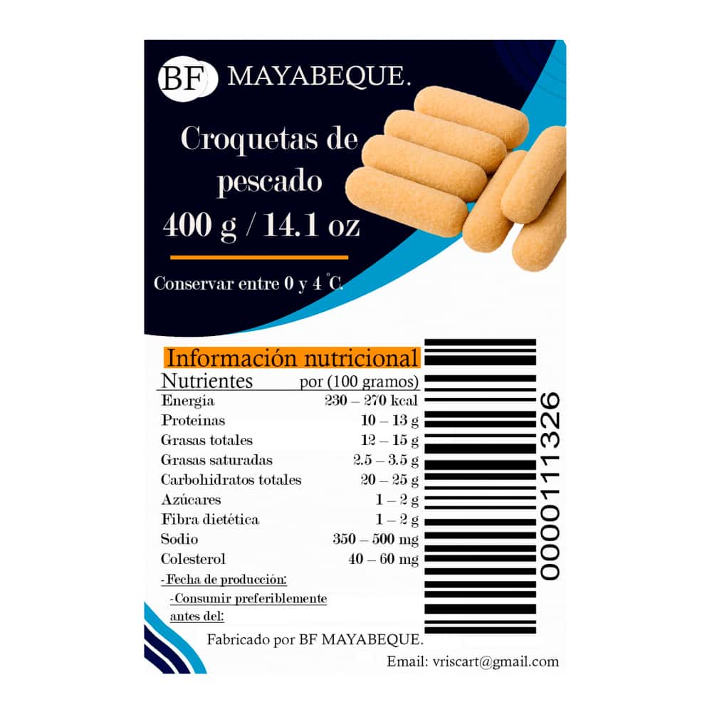 Croquetas de pescado BF Mayabeque (400 g / 14.1 oz) - Miniatura 6