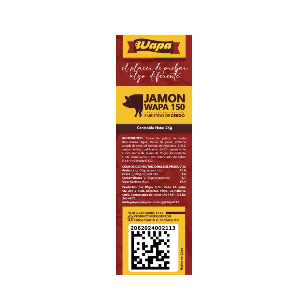 Jamón 150 Wapa (2 kg / 4.4 lb) - Miniatura 5