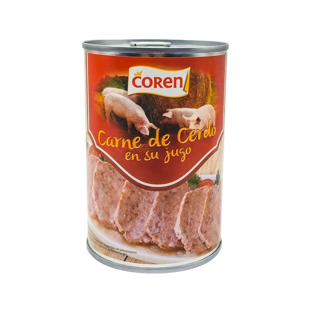 Carne de cerdo en su jugo Coren (400 g / 14.12 oz) - Miniatura 1