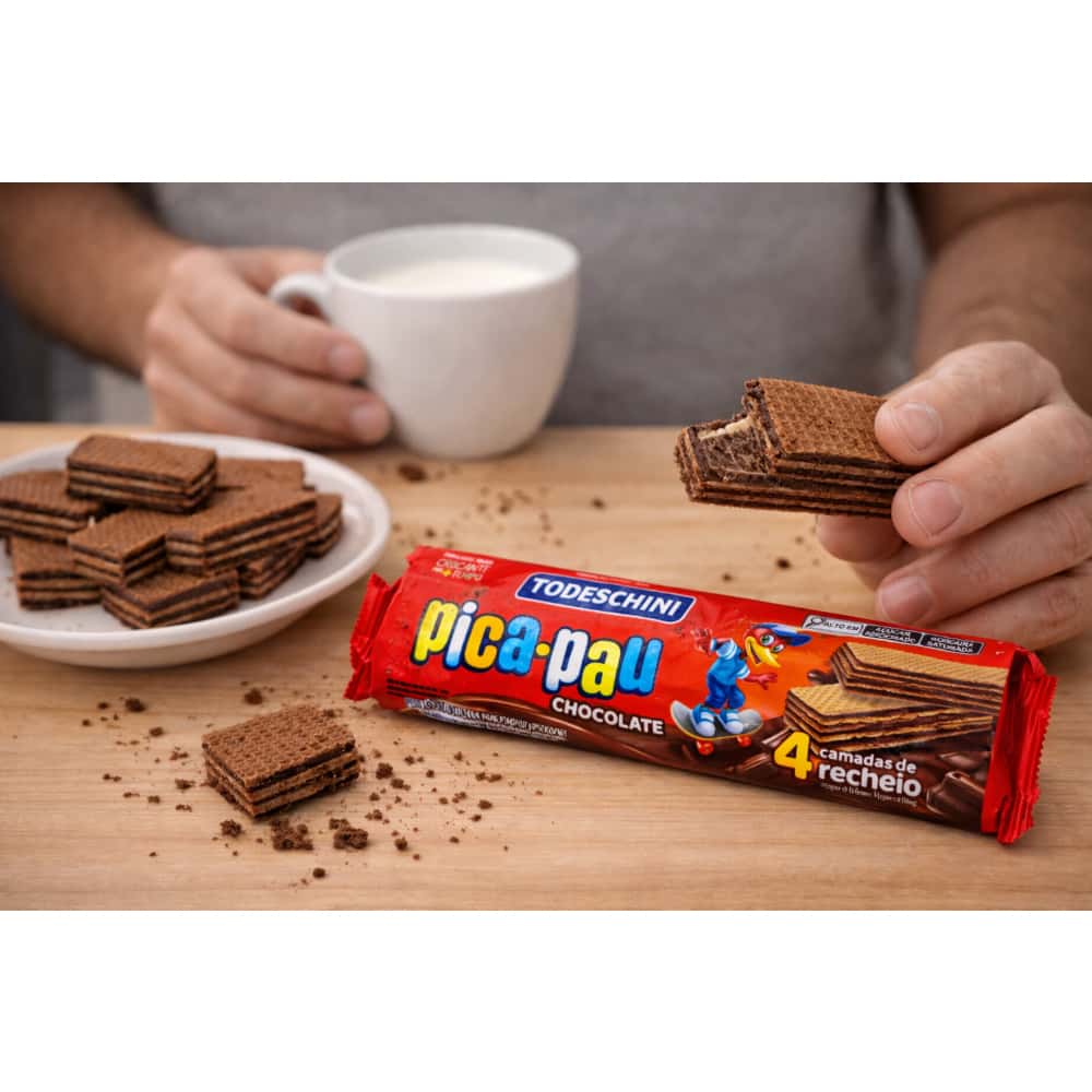 Sorbeto de chocolate pica-pau Todeschini (115 g / 4.06 oz) - Miniatura 5
