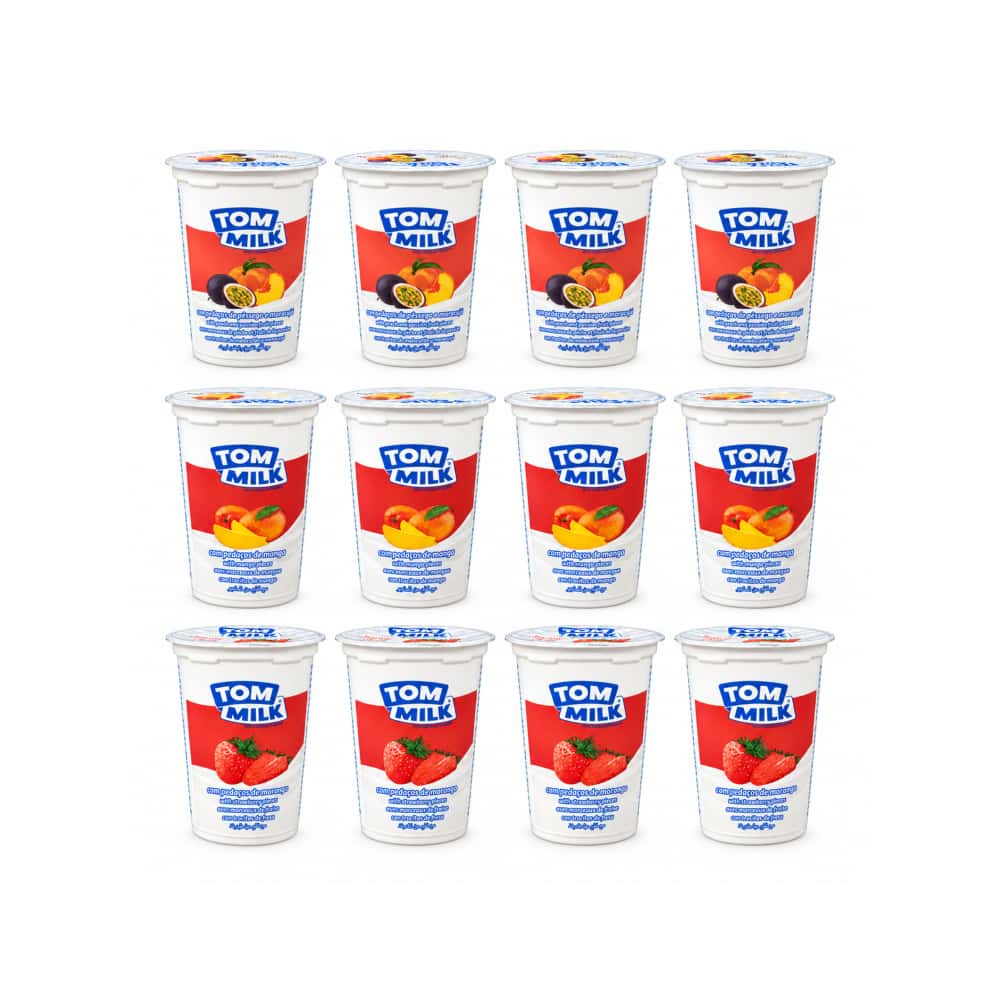 Combo mixto de yogures Tom Milk (12 x 500 g / 1.10 lb) - Miniatura 1