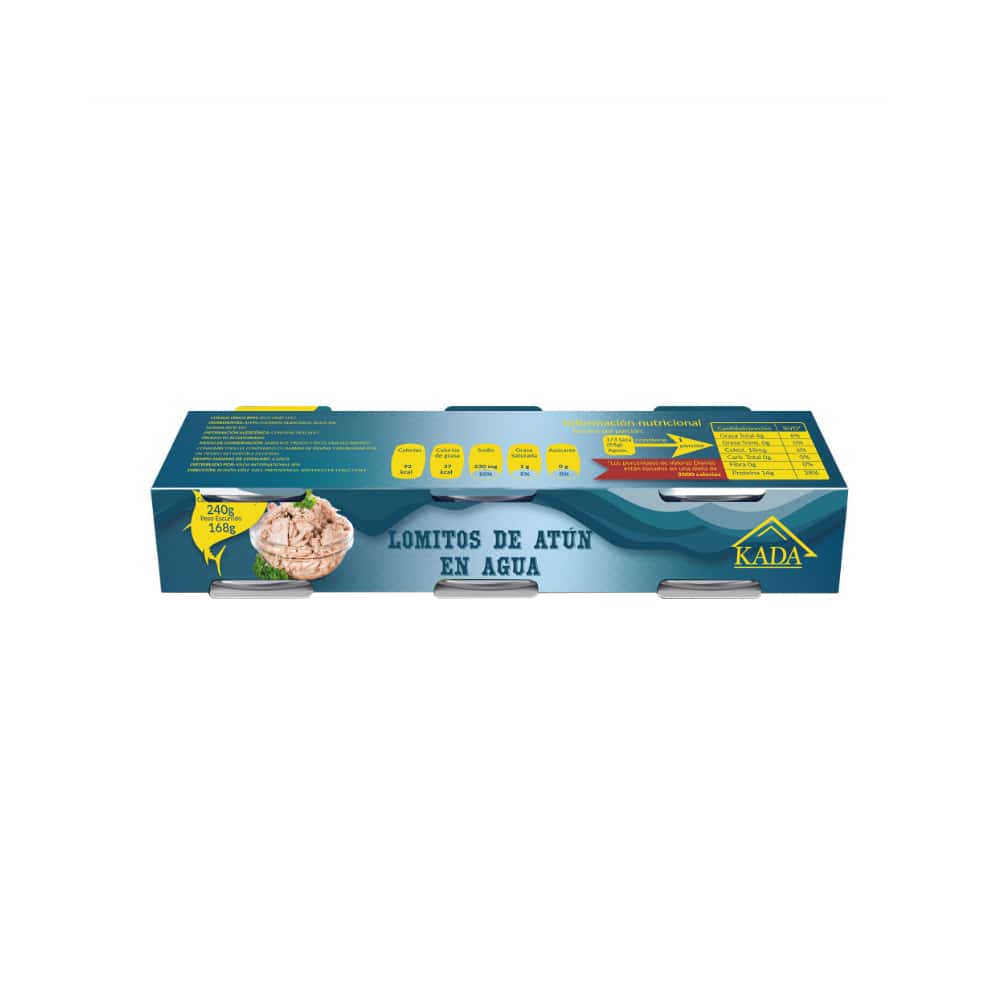 Atún en lomitos en agua Kada (240 g / 8.4 oz) - Miniatura 1