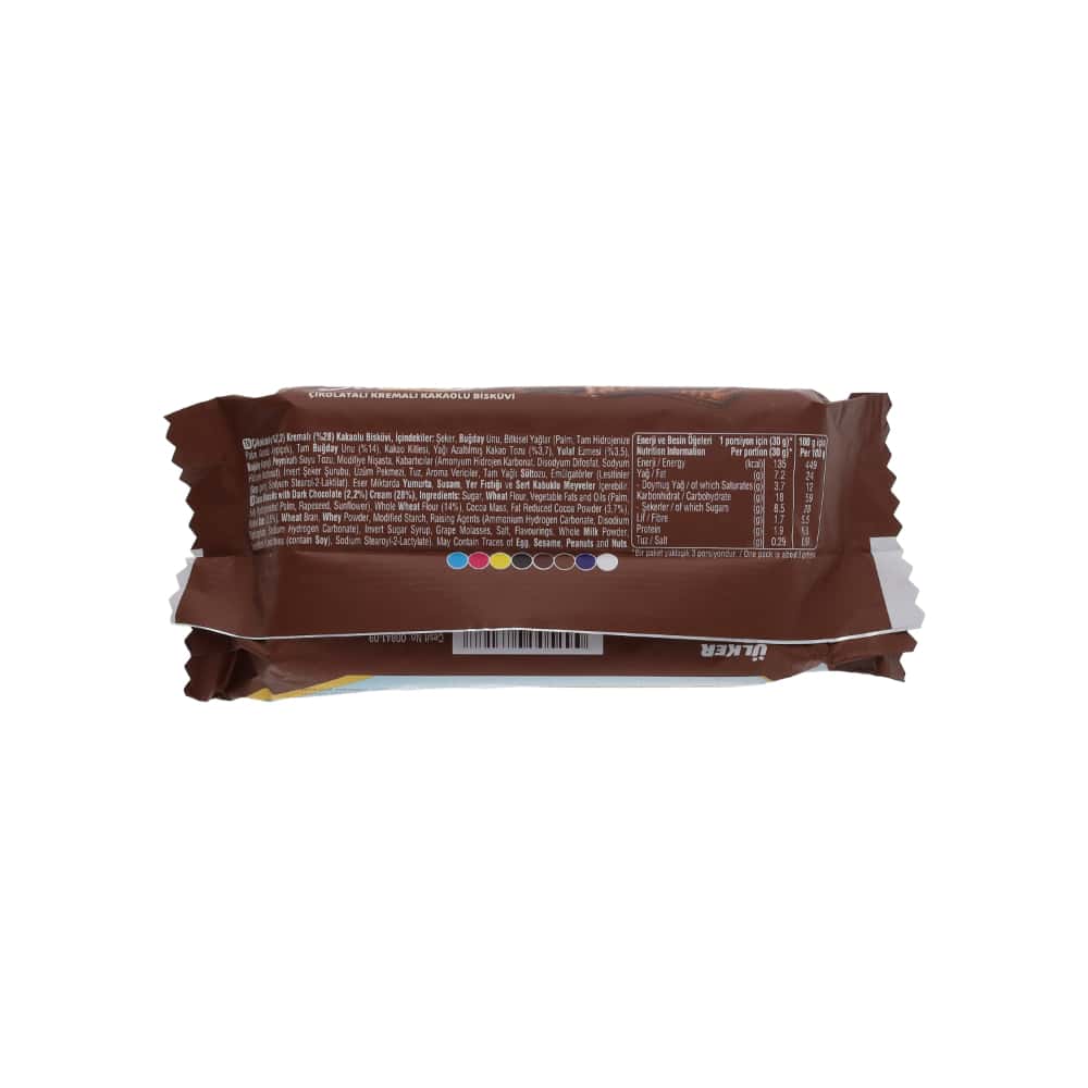 Galletas Saklikoy con crema de chocolate Ülker (87 g / 3.07 oz) - Miniatura 2