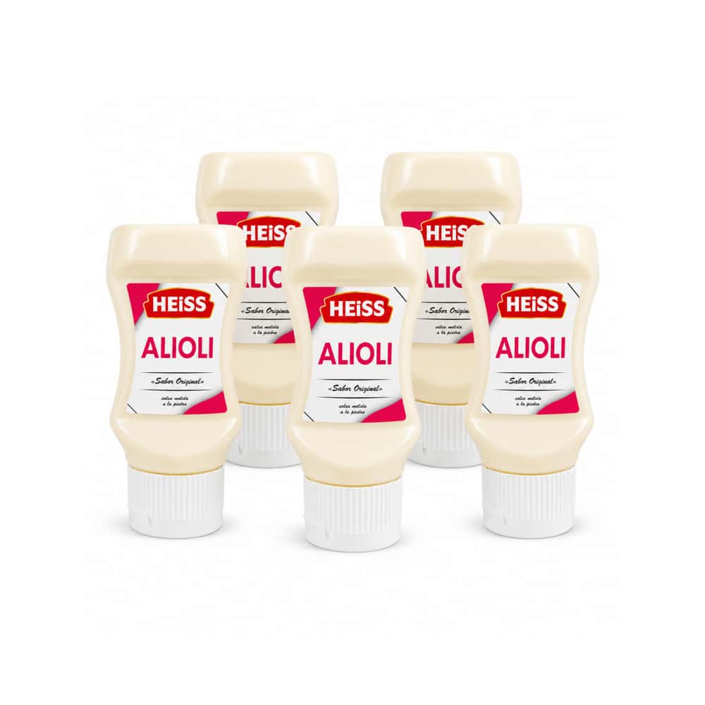 Mayonesa Alioli Heiss (5 x 260 g / 9.7 oz) - Miniatura 1