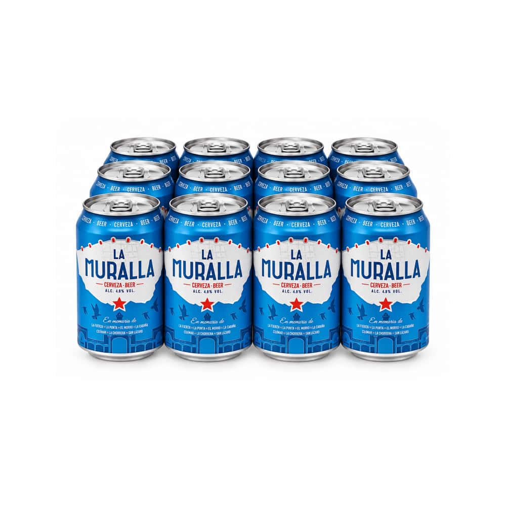 Cerveza lager La Muralla (12 x 330 ml) - Miniatura 1