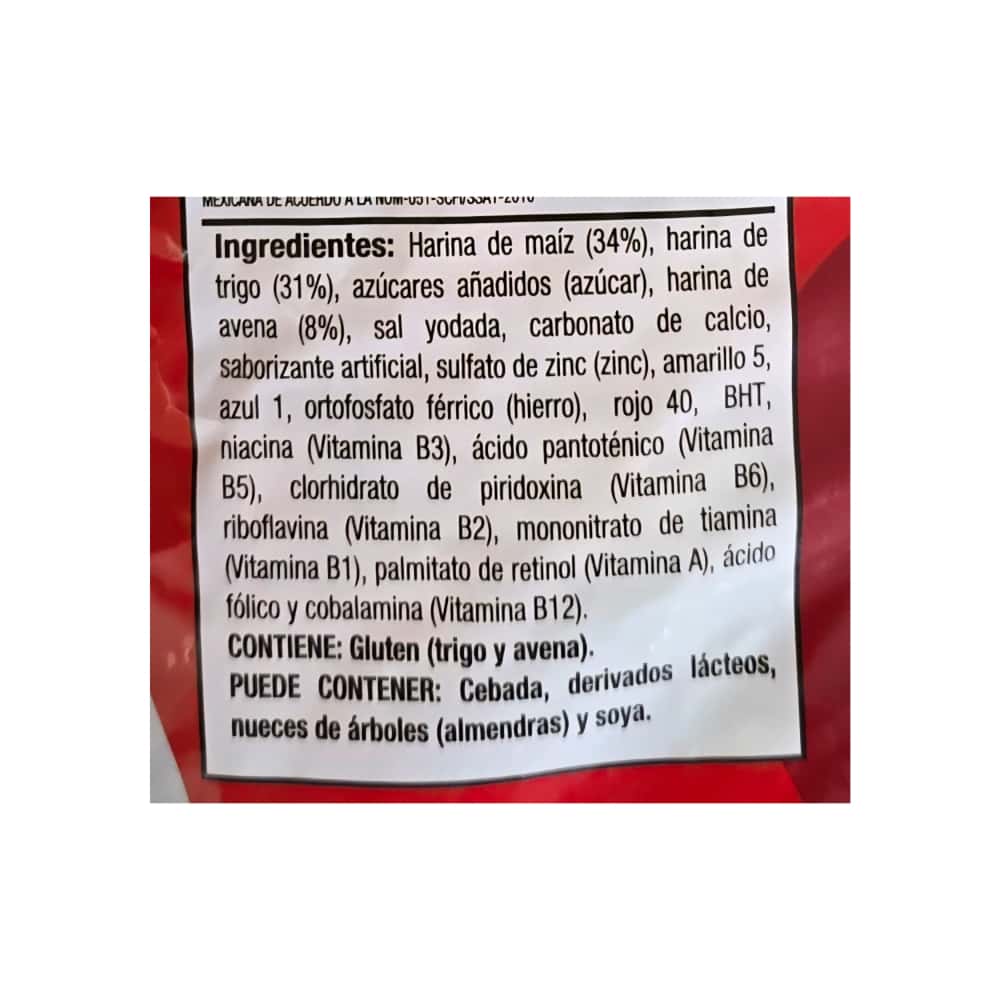 Cereal de aritos sabor a frutas La Cosecha Golden Foods (500 g / 1.10 lb) - Miniatura 4