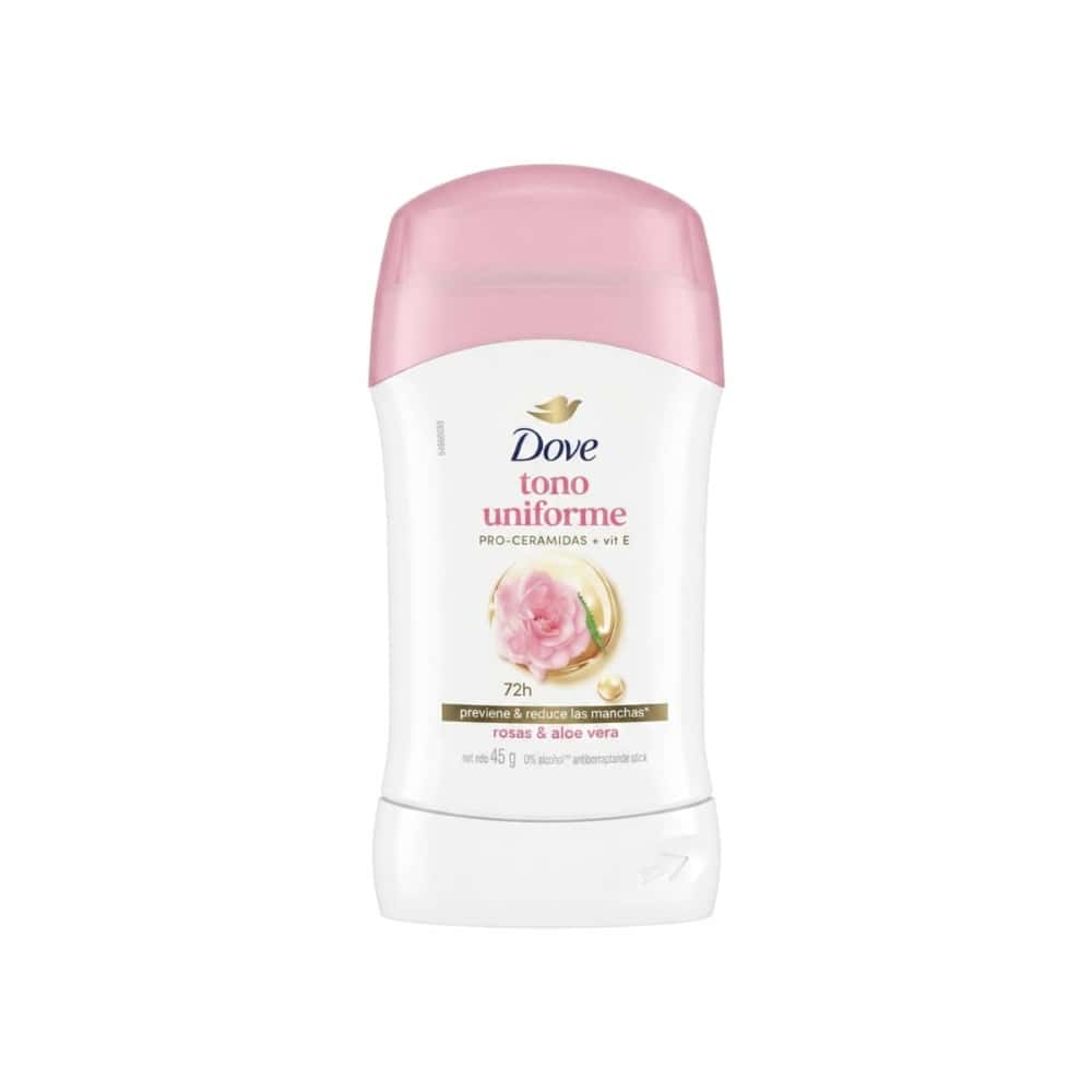 Desodorante antitranspirante en barra Tono Uniforme Rosas Dove (45 g / 1.59 oz) - Miniatura 1
