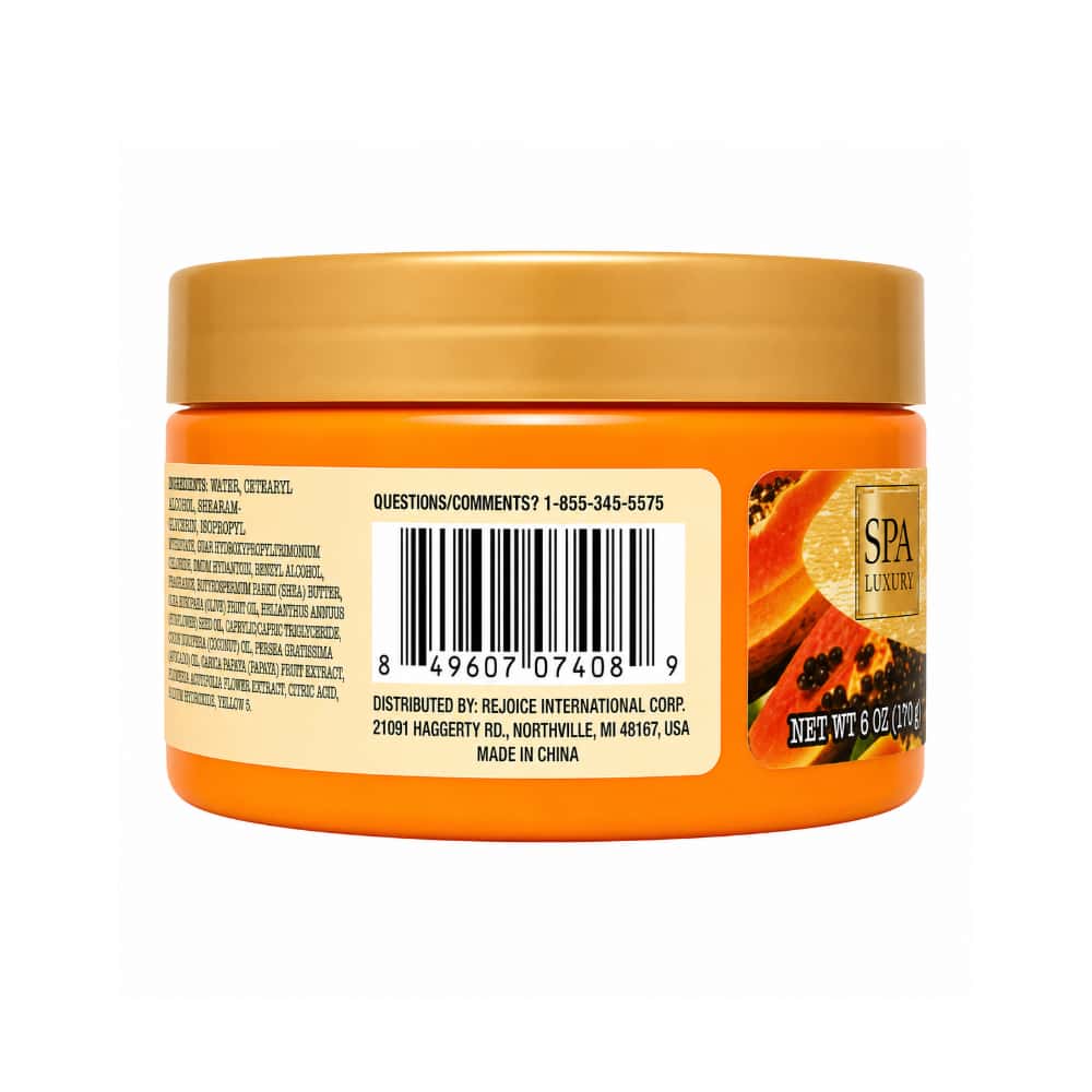 Mascarilla para el cabello de papaya y aceite de coco Spa Luxury (170 g / 6 oz) - Miniatura 3