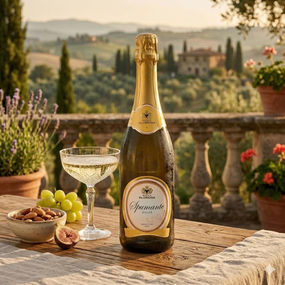 Vino espumoso dulce Rocca Gloriosa Spumante Dolce (0.75 L / 25.36 floz) - Miniatura 3