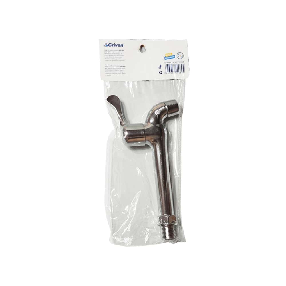 Grifo individual de ABS cromado para vertedero Griven - Miniatura 7