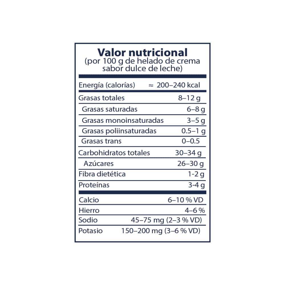 Helado de crema sabor dulce de leche YEYA (4 L) - Miniatura 3