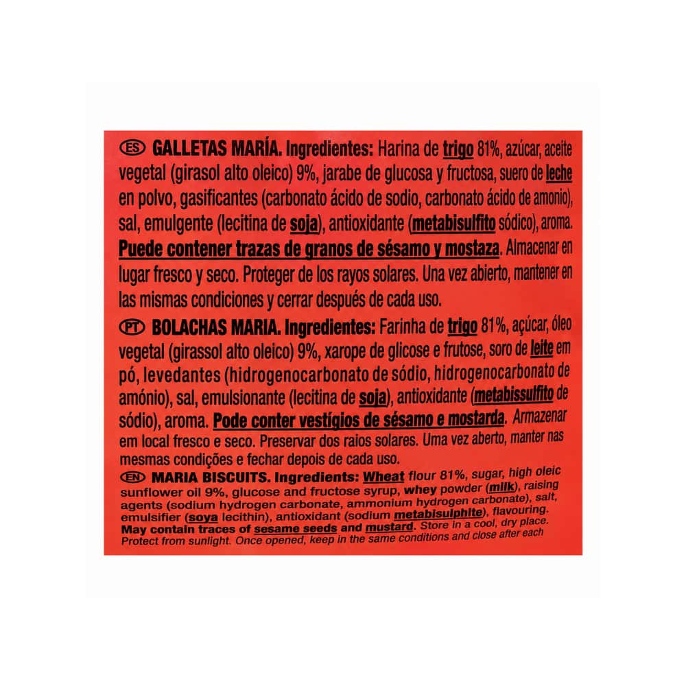 Galletas María Gullón (200 g / 7.05 oz) - Miniatura 3