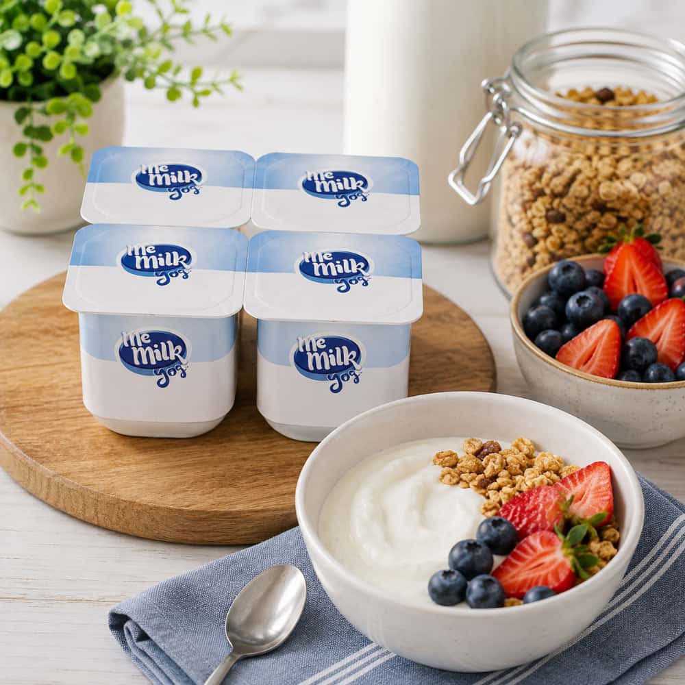 Yogur pasteurizado azucarado Me Milk (4 x 120 g / 4.23 oz) - Miniatura 4