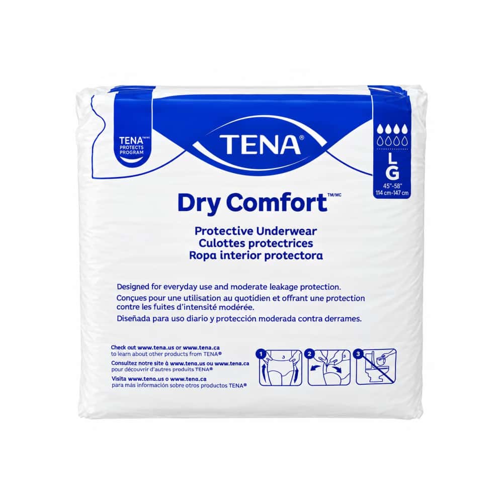Pañales desechables para adultos talla L Dry Confort Tena (18 U) - Miniatura 2