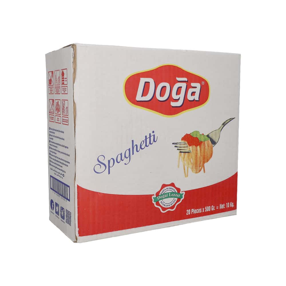 Caja de espaguetis Doga (20 x 500 g / 1.10 lb) - Miniatura 1