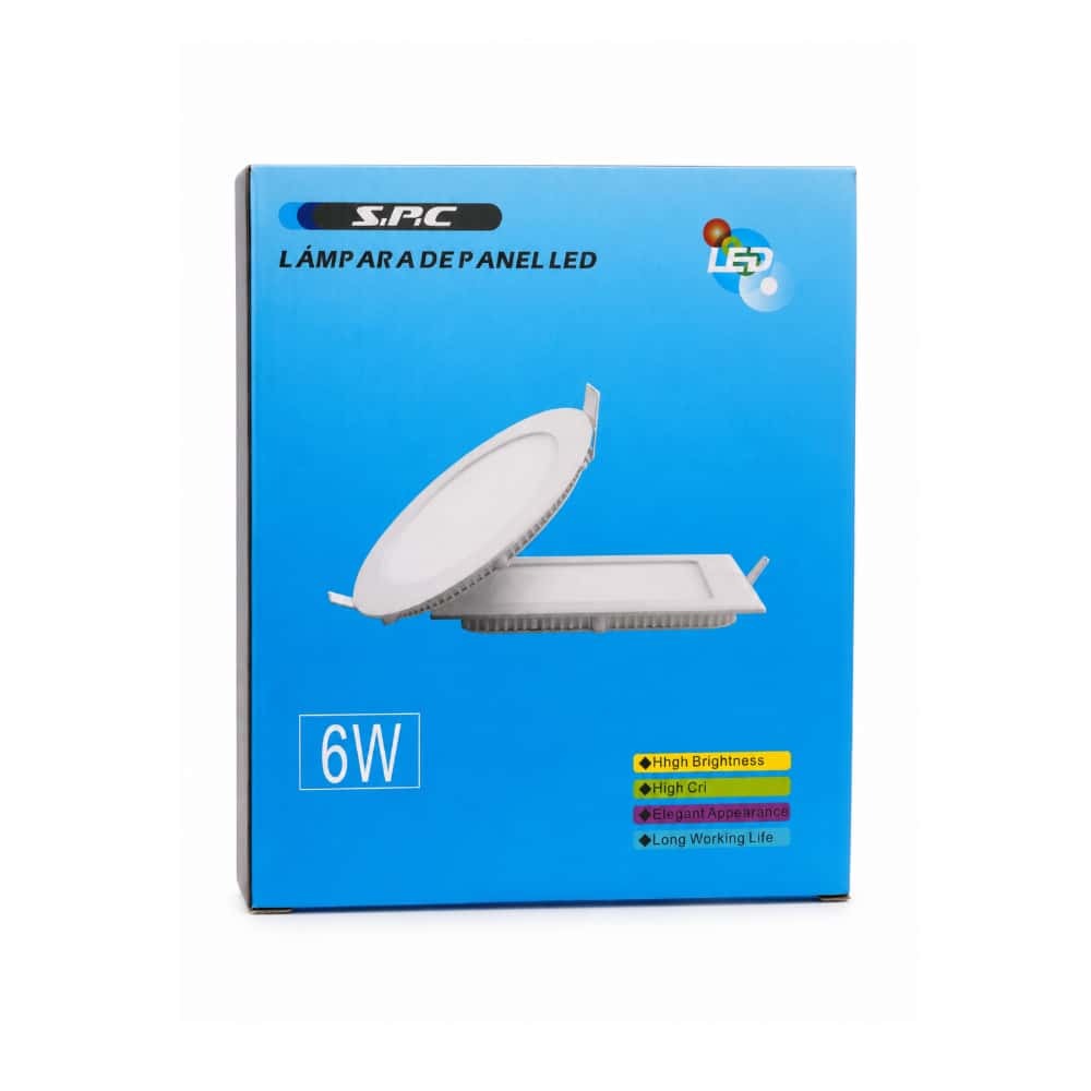 Lámpara panel empotrable LED redondo de 6W SPC - Miniatura 3