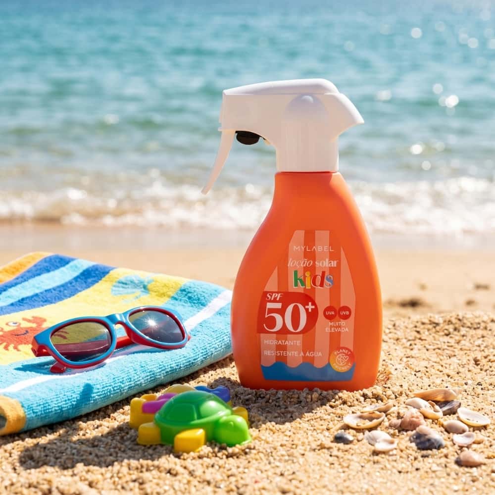 Protector solar en spray para niños FPS 50+ MYLABEL (250 ml / 8.45 floz) - Miniatura 3