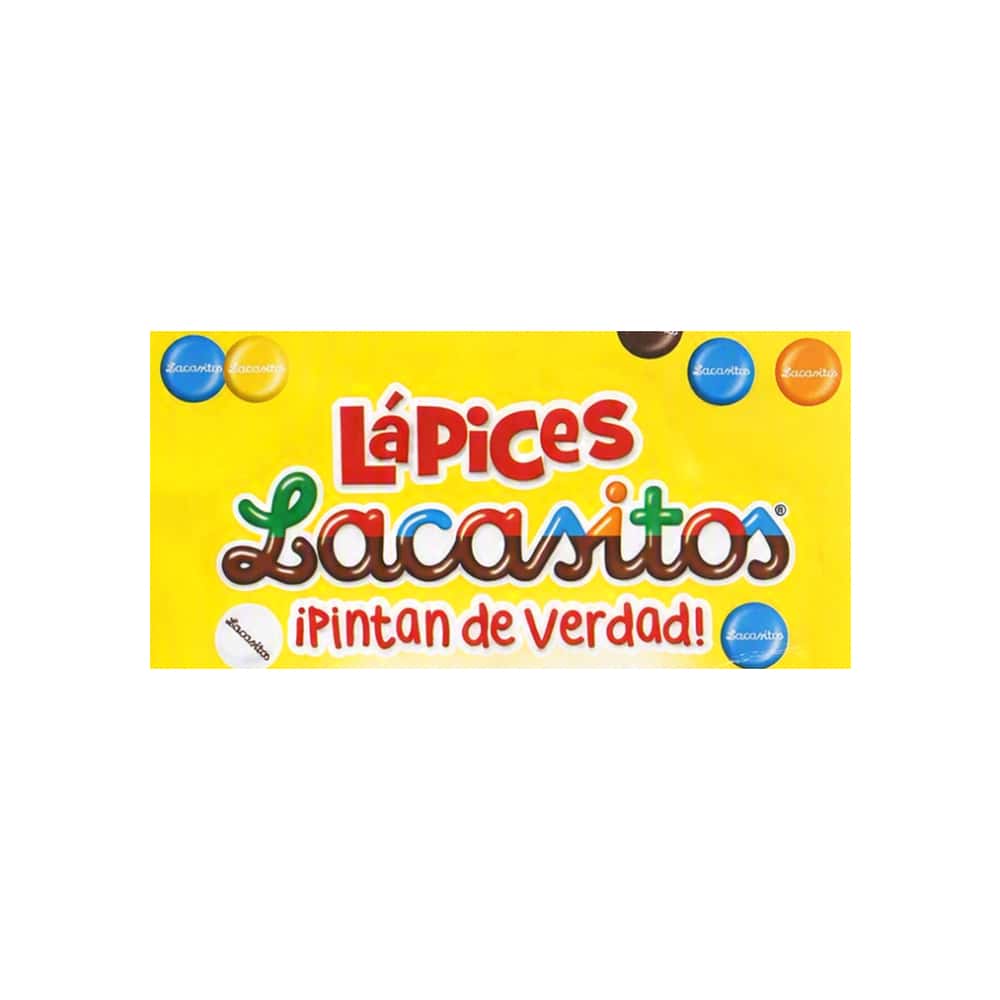 Gragea de chocolate con leche recubierta con azúcar coloreado Lápices Lacasitos (20 g) - Miniatura 3