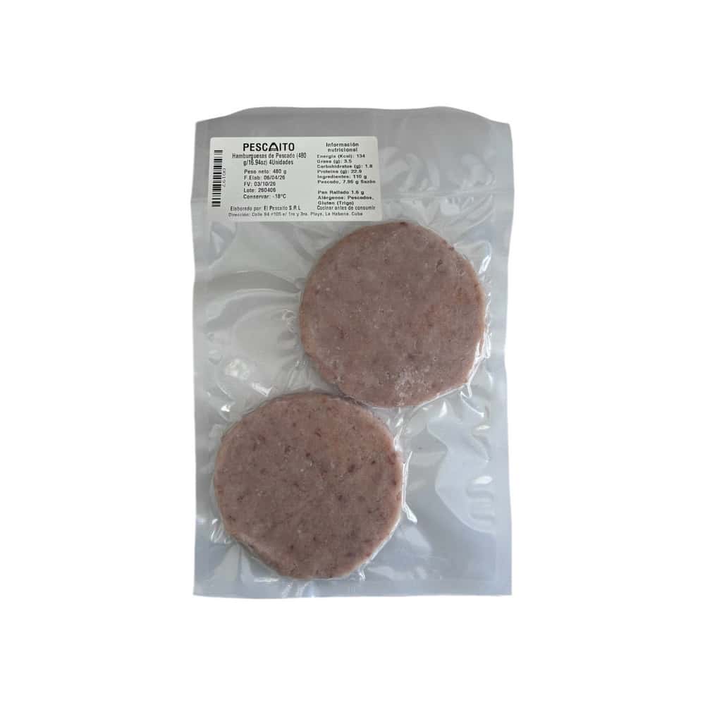 Hamburguesas de pescado Pescaito (480 g / 16.94 oz) - Miniatura 2