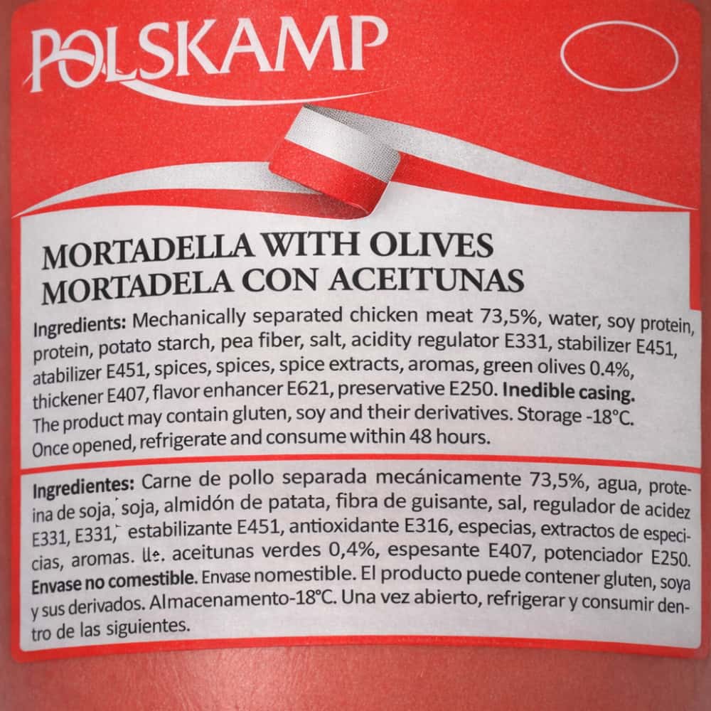 Mortadella con aceituna Polskamp (400 g / 14.11 oz) - Miniatura 3