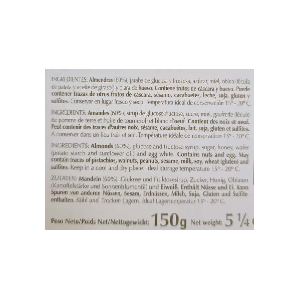 Turrón duro de almendras San Andrés (150 g / 5.29 oz) - Miniatura 3