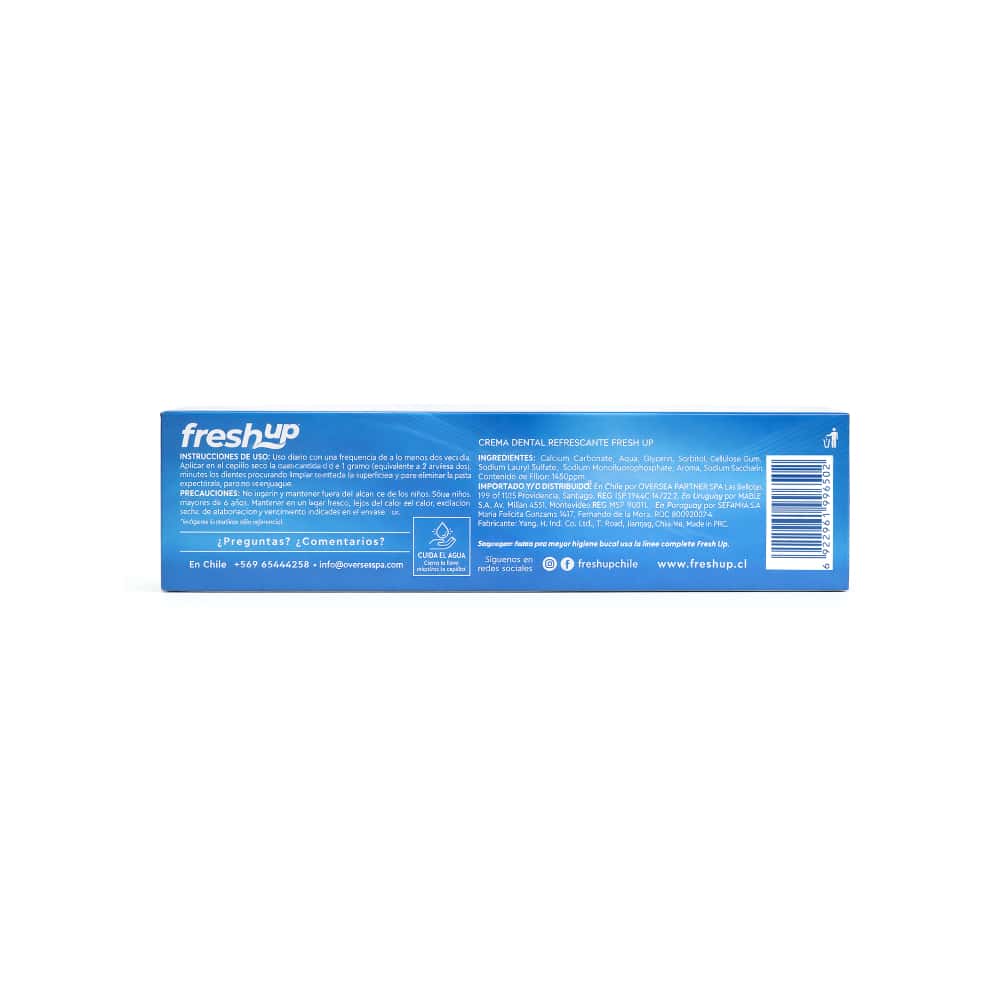 Crema dental refrescante anticaries sabor menta Fresh Up (90 g / 3.18 oz) - Miniatura 3