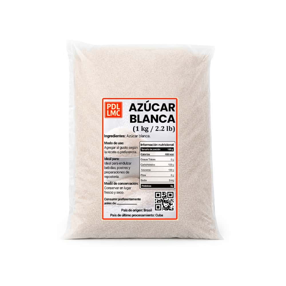 Azúcar blanca PDL LMC (1 kg / 2.2 lb) - Miniatura 1