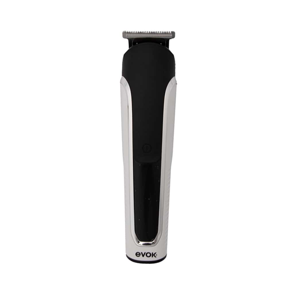 Set de máquina inalámbrica y recargable para cortar cabello incluye 6 cabezales de corte Evok - Miniatura 9