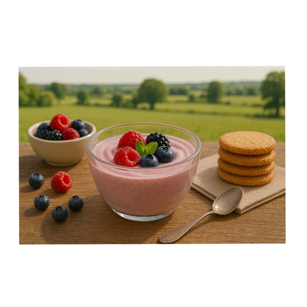 Yogurt probiótico de coágulo sabor frutos del bosque Alask (1 L) - Miniatura 4