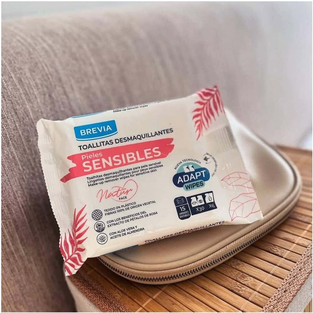 Toallitas desmaquillantes para pieles sensibles Brevia (15 U) - Miniatura 4