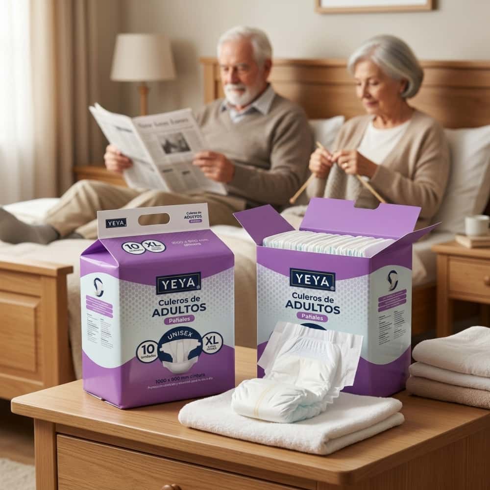 Pañales desechables para adultos talla XL YEYA (10 U) - Miniatura 4