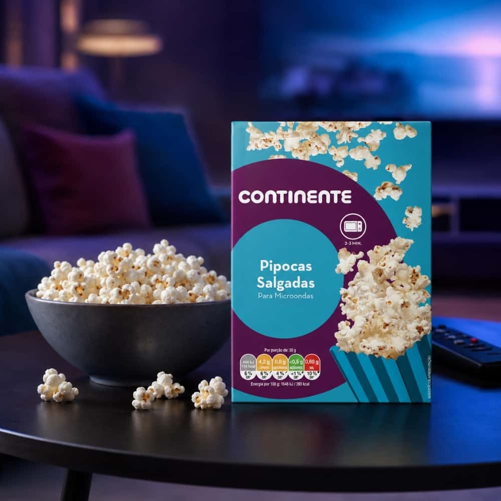 Palomitas saladas para microondas Continente (3 x 90 g / 3.17 oz) - Miniatura 3
