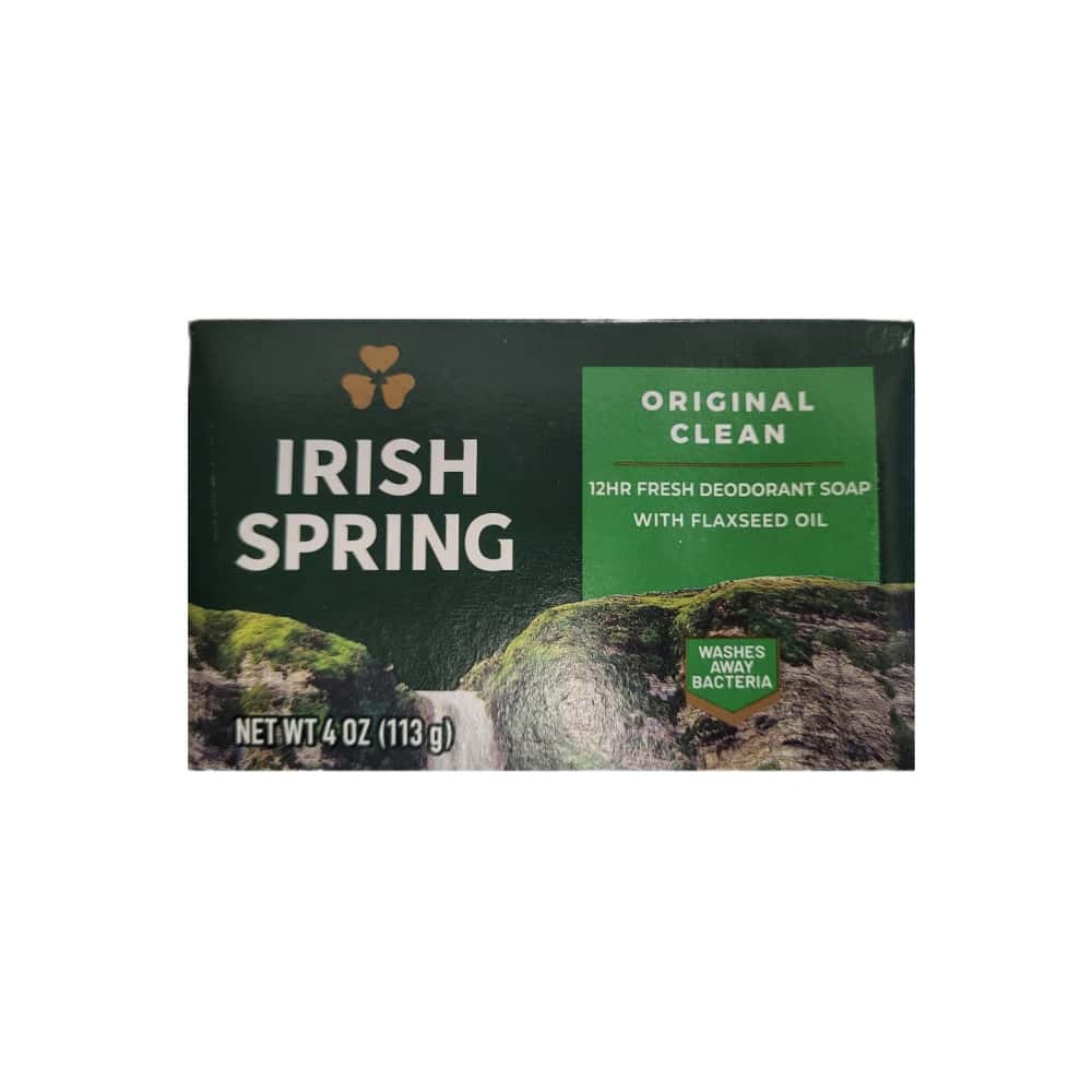 Jabón fresco con aceite de linaza Irish Spring (113 g / 4 oz) - Miniatura 1