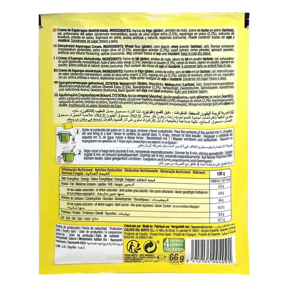 Crema de espárragos Calnort (66 g / 2.33 oz) - Miniatura 3