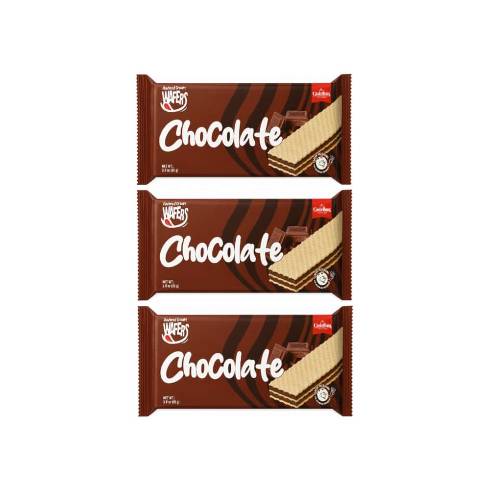 Sorbeto de vainilla con crema de chocolate Castellum (3 x 85 g / 3 oz) - Miniatura 1