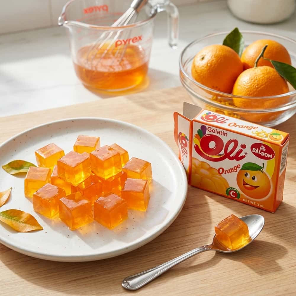 Gelatina sabor naranja Oli (85 g / 3 oz) - Miniatura 3