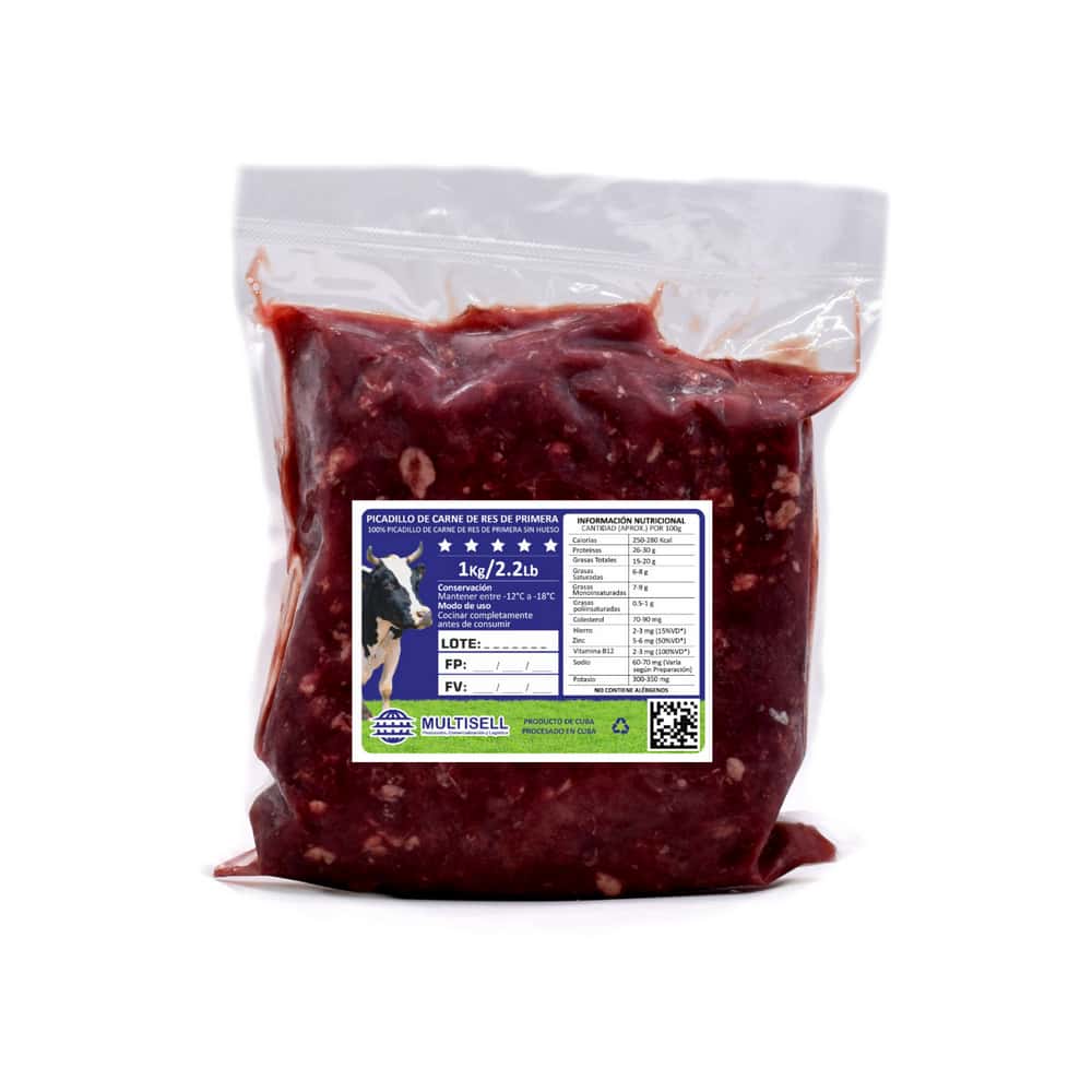 Picadillo de carne de res de primera Multisell (1.0 kg / 2.2 lb) - Miniatura 2