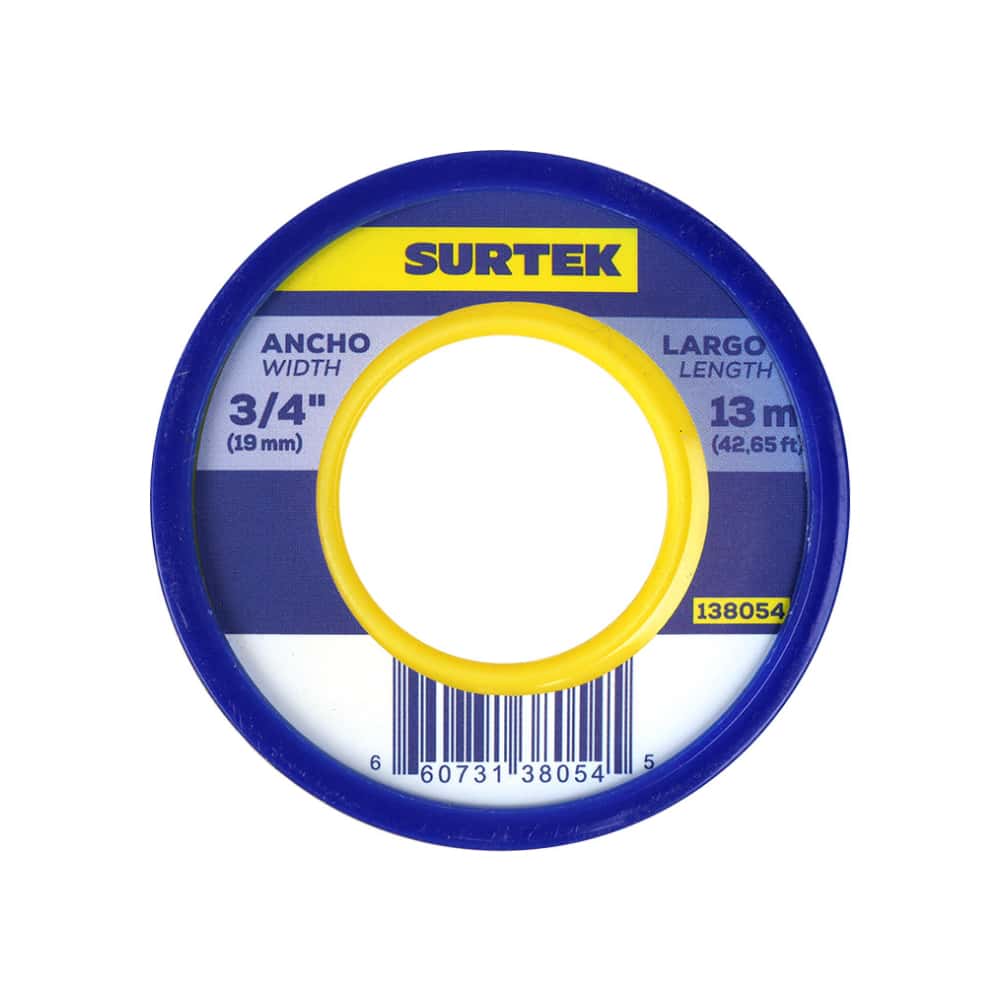Cinta sella roscas 3/4'' x 13 m 138054 Surtek - Miniatura 2