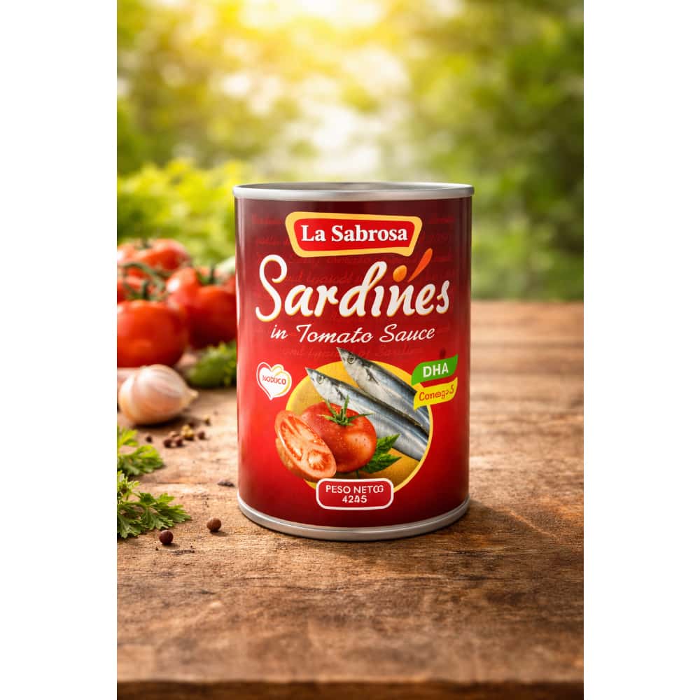 Sardina en salsa de tomate La Sabrosa (2 x 425 g / 14.99 oz) - Miniatura 2