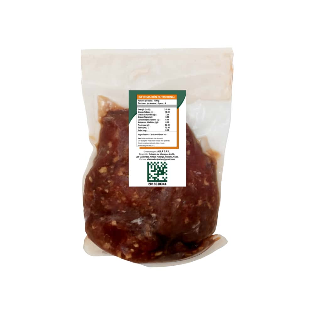 Picadillo de res 20% grasa ALLÁ (454 g / 1 lb) - Miniatura 7