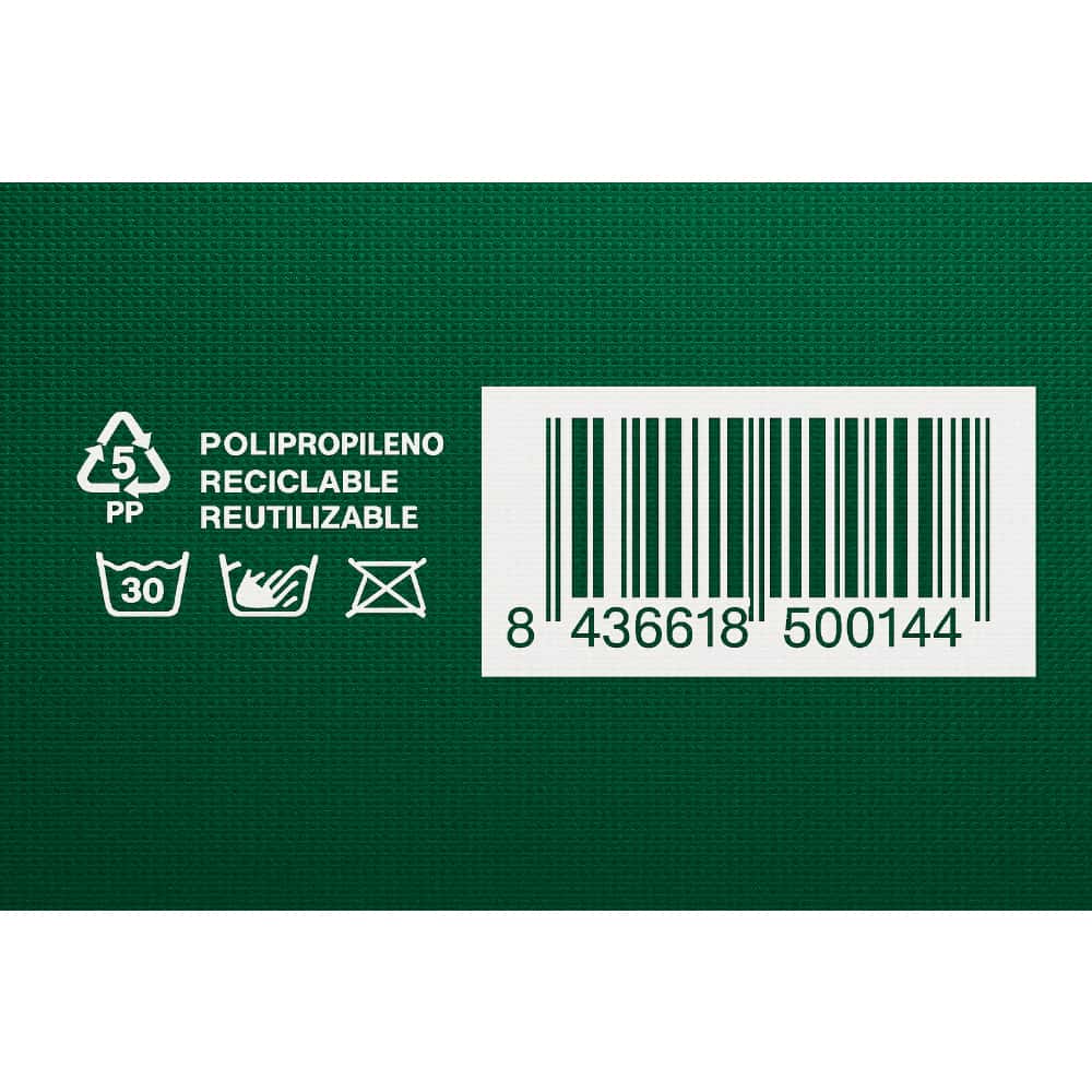 Bolsa de material no tejido verde VIMA (80 g) - Miniatura 2