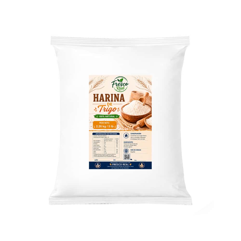 Harina de trigo fortificada Fresco Real (2.26 kg / 5 lb) - Miniatura 1