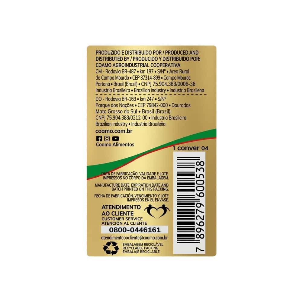 Aceite de soja refinado Coamo (4 x 900 ml) - Miniatura 3