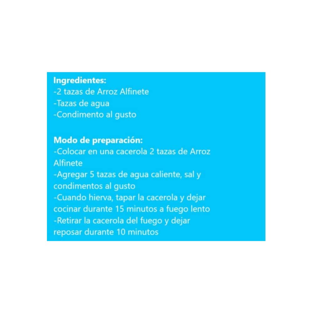Arroz blanco Alfinete (5 x 1 kg / 2.2 lb) - Miniatura 3