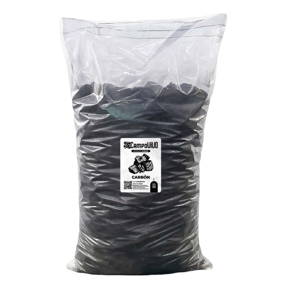 Carbón vegetal Campo Vivo (10 kg / 22 lb) - Miniatura 1