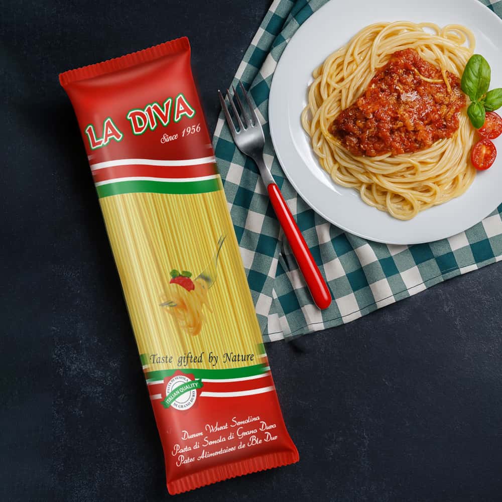 Espaguetis La Diva (10 x 500 g / 1.1 lb) - Miniatura 5